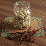 Cordyceps mushroom capsules with organic mycelium powder standardized to 40% polysaccharides