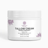 Grass-fed tallow cream with orange and bergamot