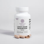 Lion’s Mane mushroom capsules with 40% polysaccharides from organic fruiting body and mycelium powder