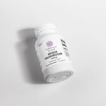 Reishi mushroom capsules with mycelium and fruiting bodies