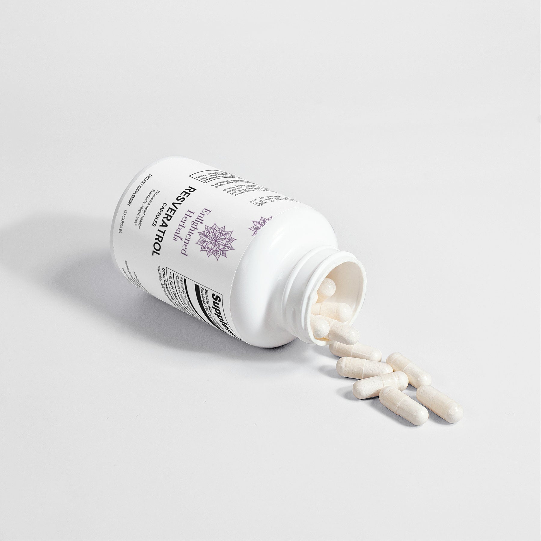 Resveratrol 50% 600 mg antioxidant supplement