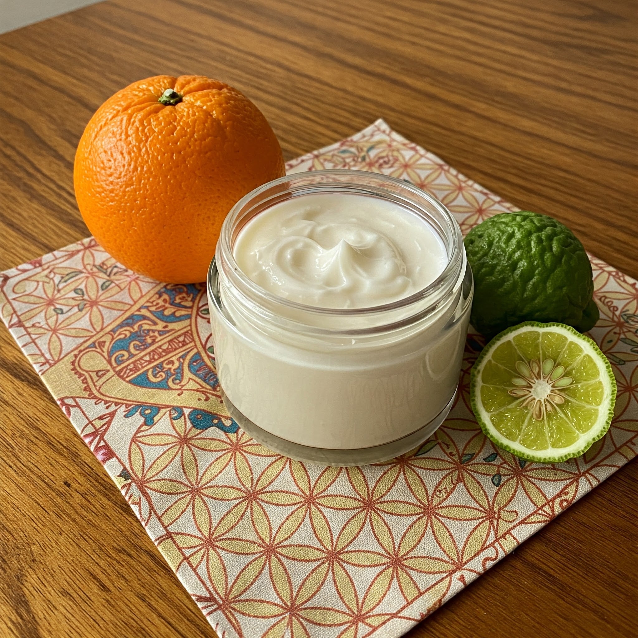 Grass-fed tallow cream with orange and bergamot